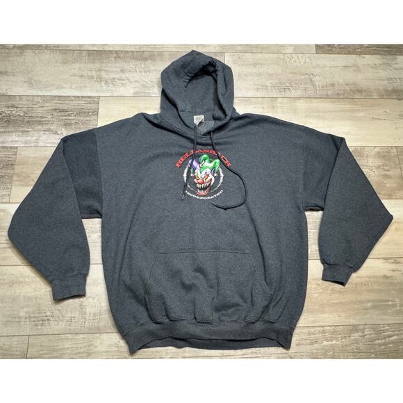 Hellanbach Inc. Who's Your Daddy? Pullover Gray Hoodie Sweater XL Clown - Picture 2 of 4